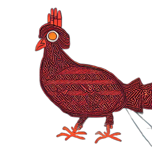 animal, concept art, pixel art, 3d render transparent PNG cut-out