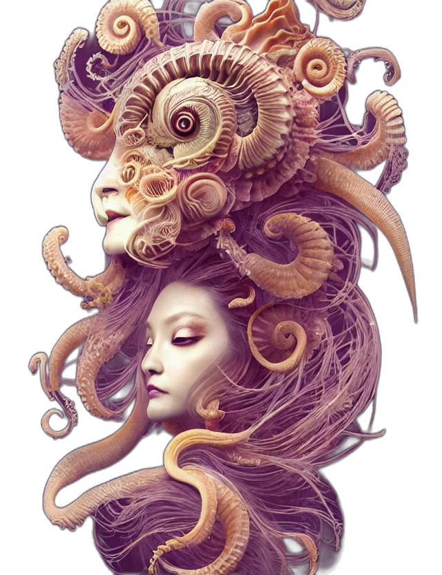 mask, crown, creature, face transparent PNG cut-out