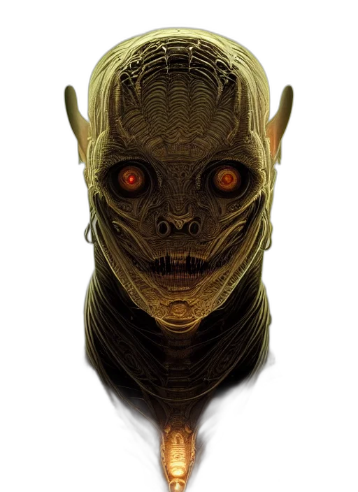 mask, creature, face, dragon transparent PNG cut-out