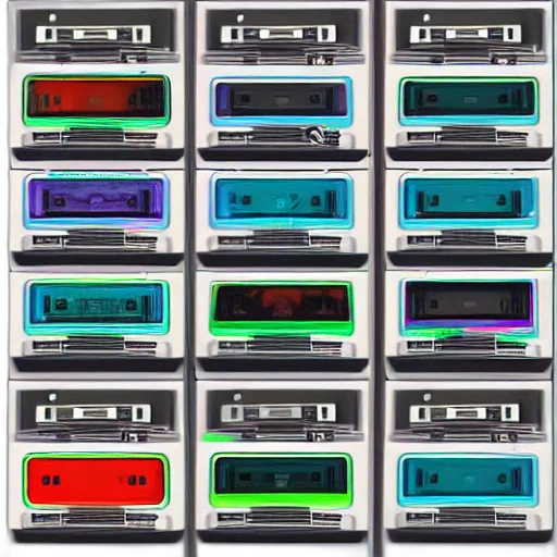 vaporwave, cyberpunk, concept art, neon lights transparent PNG cut-out