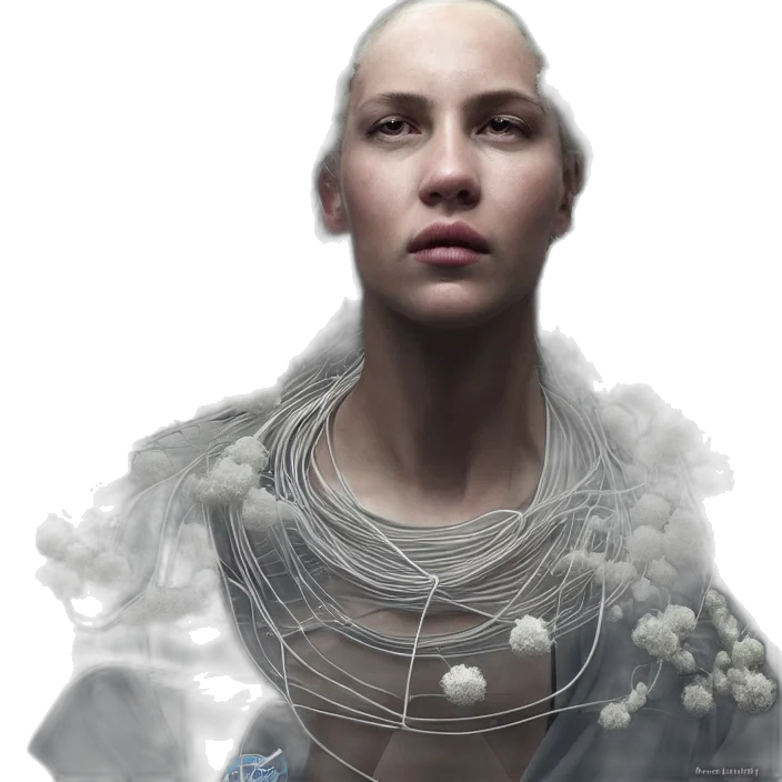 jewelry, robot, dress, face transparent PNG cut-out