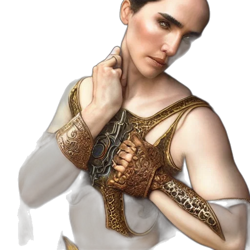 jewelry, staff, dress, fantasy art transparent PNG cut-out