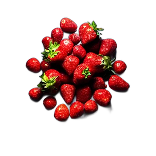 food, crown, photorealistic, 3d render transparent PNG cut-out