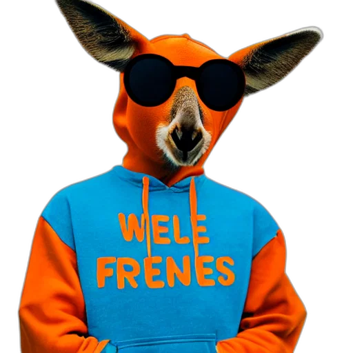 jacket, animal, staff, 3d render transparent PNG cut-out