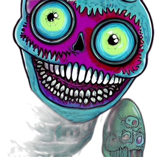 mask, creature, face, robot transparent PNG cut-out