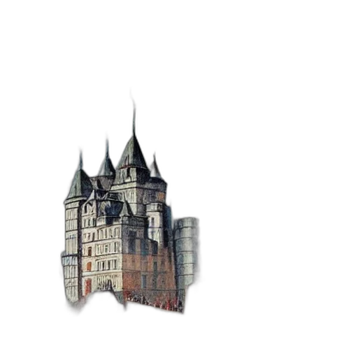 building, crown, staff, pixel art transparent PNG cut-out