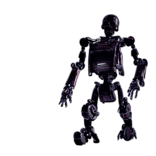 robot, 3d render, concept art, cyberpunk transparent PNG cut-out