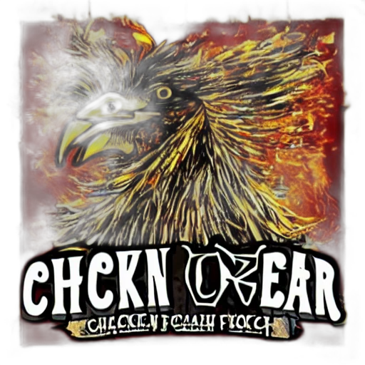 chicken, death, metal, cover transparent PNG cut-out