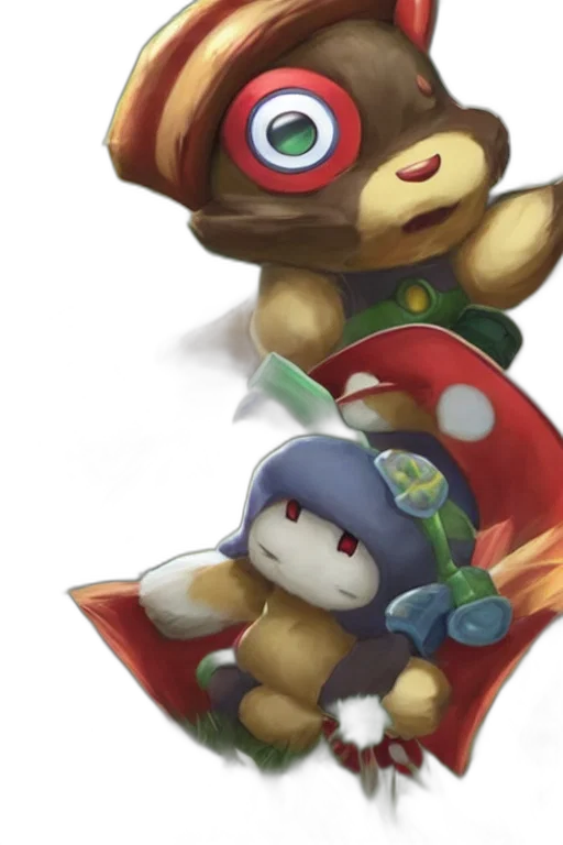 concept art, teemo, pokemon, trading transparent PNG cut-out