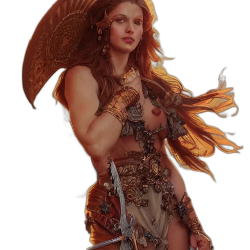 dress, jewelry, fantasy art, concept art transparent PNG cut-out