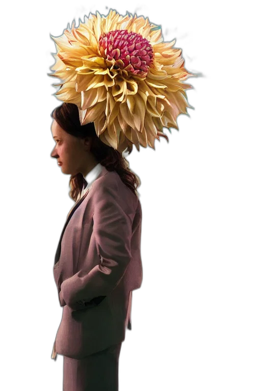 crown, staff, flower, hat transparent PNG cut-out