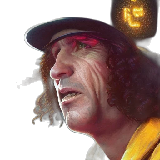 face, hat, photorealistic, concept art transparent PNG cut-out