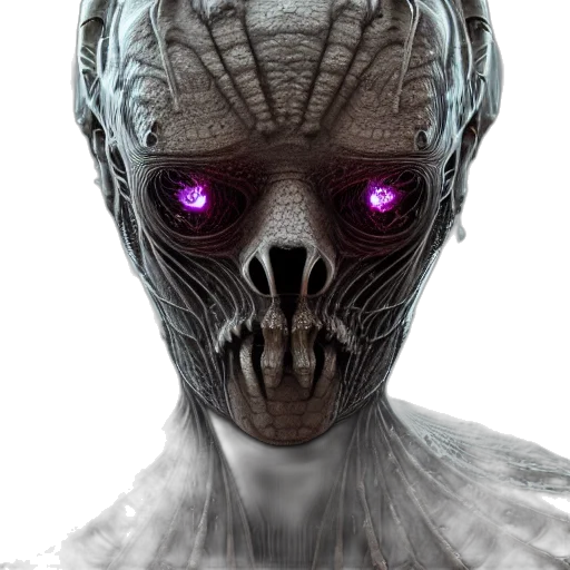 robot, creature, face, mask transparent PNG cut-out