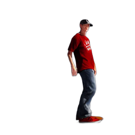 staff, shoes, hat, 3d render transparent PNG cut-out