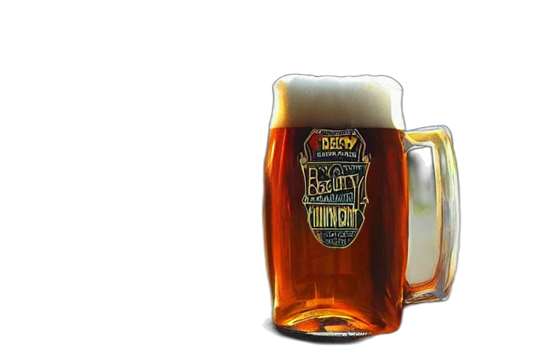 3d render, photorealistic, beer, fantasy transparent PNG cut-out