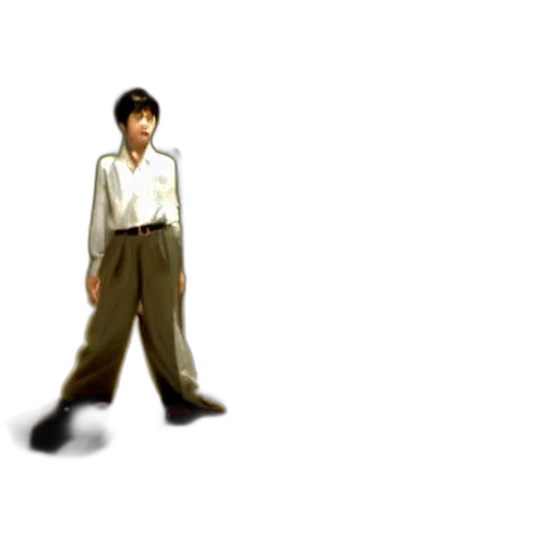 staff, shoes, jacket, robot transparent PNG cut-out