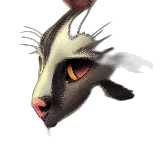 creature, animal, mask, face transparent PNG cut-out