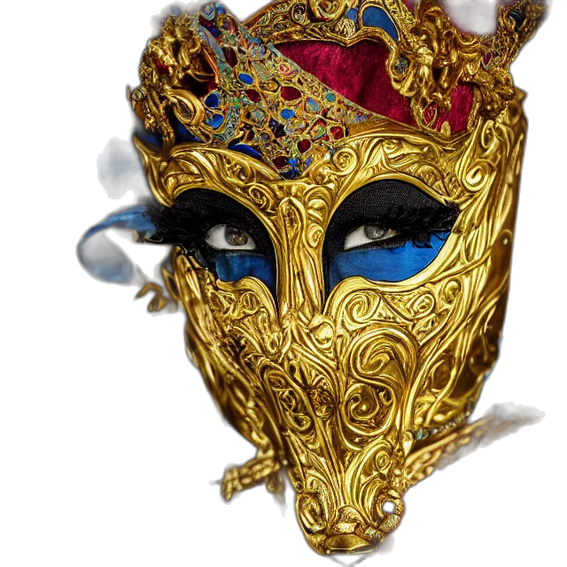 mask, crown, jewelry, face transparent PNG cut-out