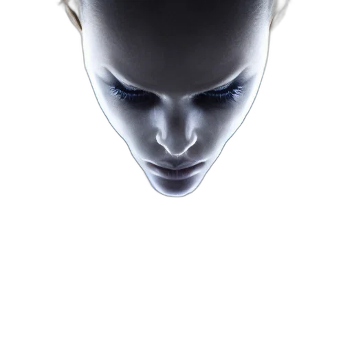 face, robot, mask, creature transparent PNG cut-out