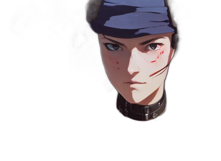 face, hat, mask, weapon transparent PNG cut-out
