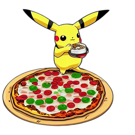food, animal, pixel art, concept art transparent PNG cut-out