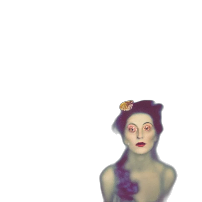 flower, crown, face, mask transparent PNG cut-out