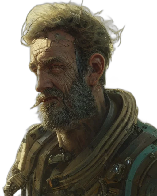 face, staff, weapon, creature transparent PNG cut-out