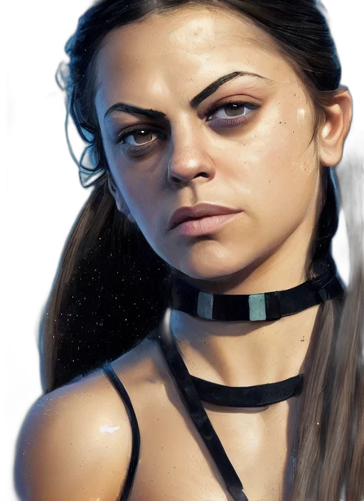 face, jewelry, photorealistic, concept art transparent PNG cut-out