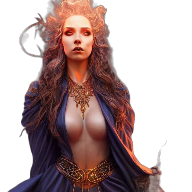 fantasy art, concept art, comic book art, pixel art transparent PNG cut-out