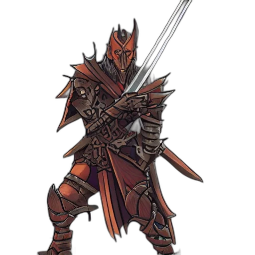 sword, staff, weapon, dragon transparent PNG cut-out