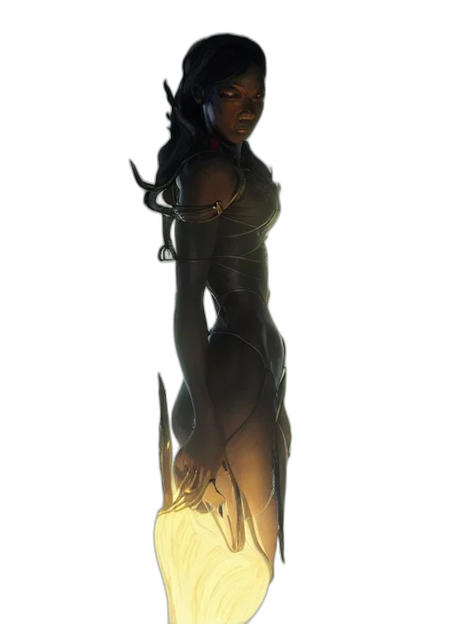dress, staff, sword, weapon transparent PNG cut-out
