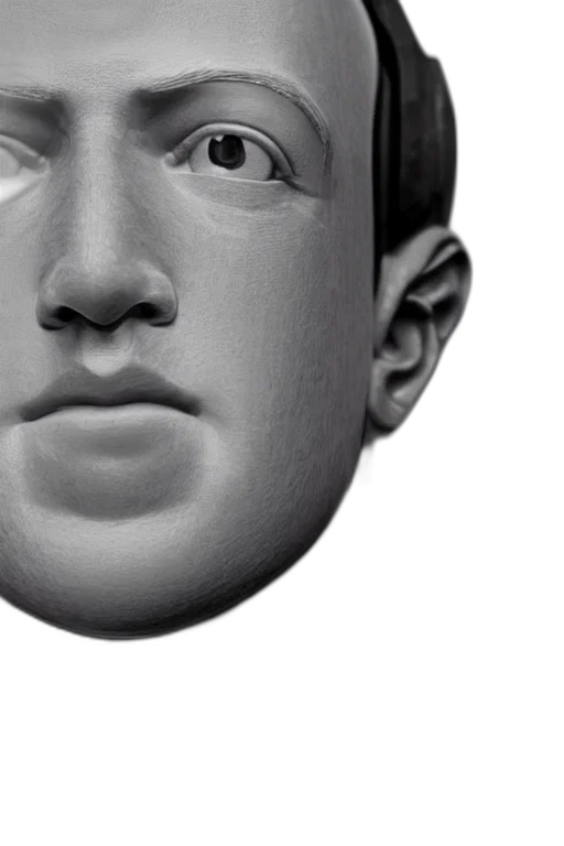 face, mask, robot, creature transparent PNG cut-out