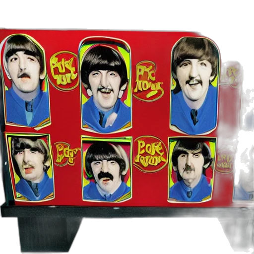 toy, box, featuring, beatles transparent PNG cut-out
