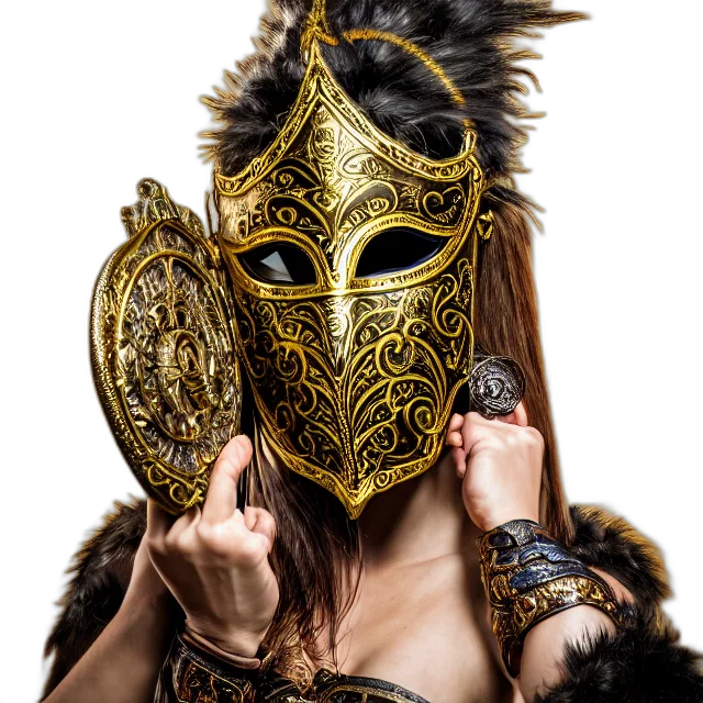 mask, jewelry, face, crown transparent PNG cut-out