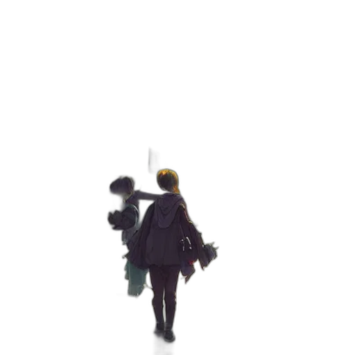 umbrella, staff, jacket, weapon transparent PNG cut-out