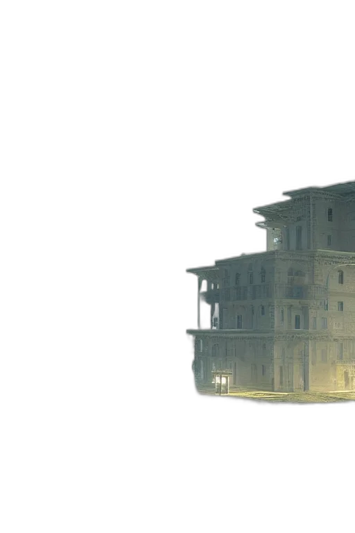 building, crown, robot, weapon transparent PNG cut-out
