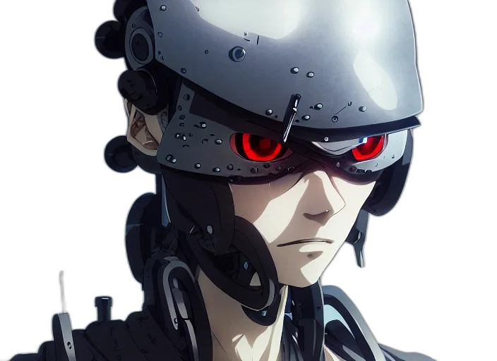 robot, mask, face, hat transparent PNG cut-out