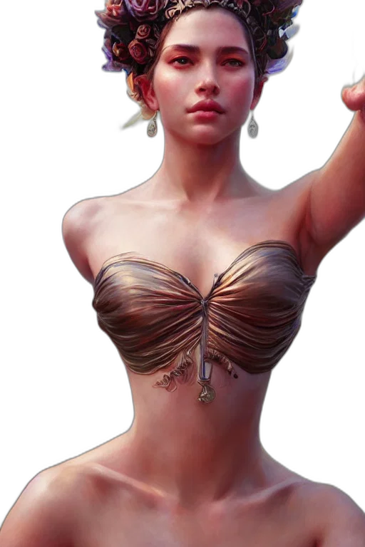 jewelry, dress, crown, concept art transparent PNG cut-out