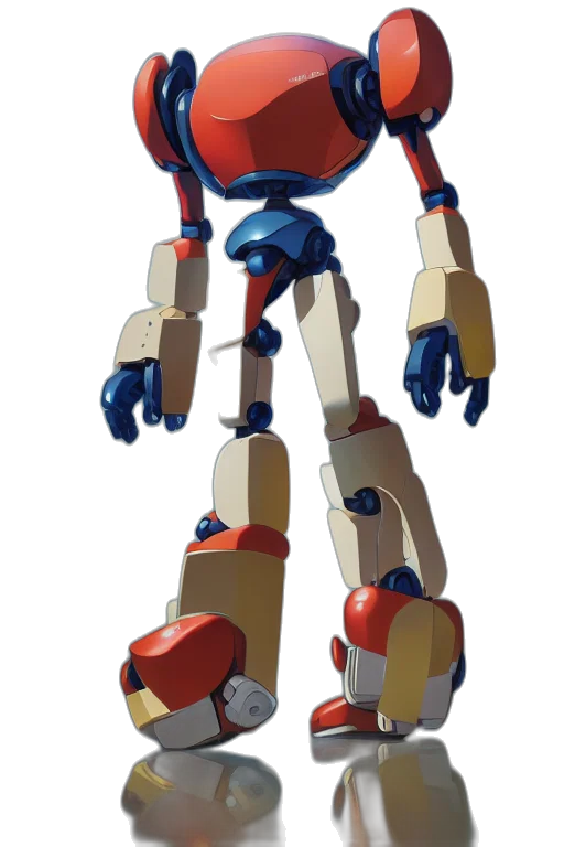 robot, weapon, 3d render, concept art transparent PNG cut-out
