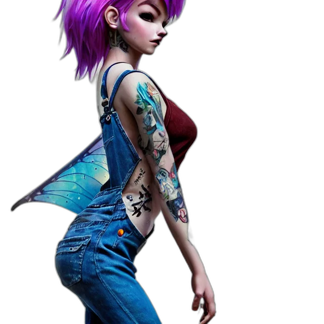 dress, jacket, robot, concept art transparent PNG cut-out