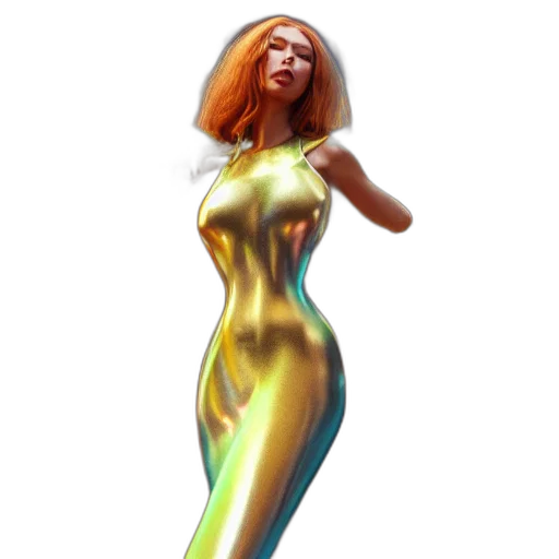 dress, concept art, 3d render, fantasy art transparent PNG cut-out