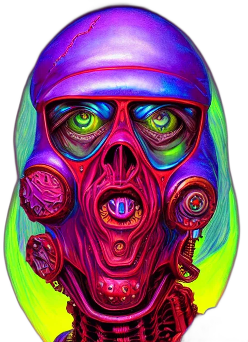 mask, face, creature, robot transparent PNG cut-out