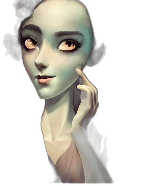 face, mask, robot, creature transparent PNG cut-out