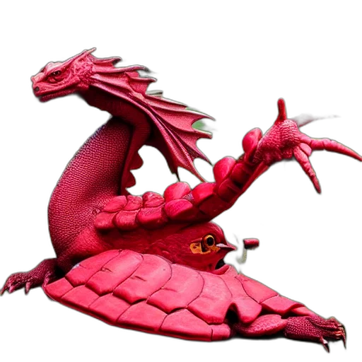 dragon, animal, creature, 3d render transparent PNG cut-out