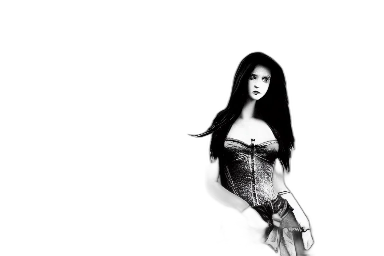 dress, fantasy art, photorealistic, comic book art transparent PNG cut-out