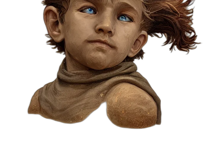 face, creature, staff, mask transparent PNG cut-out