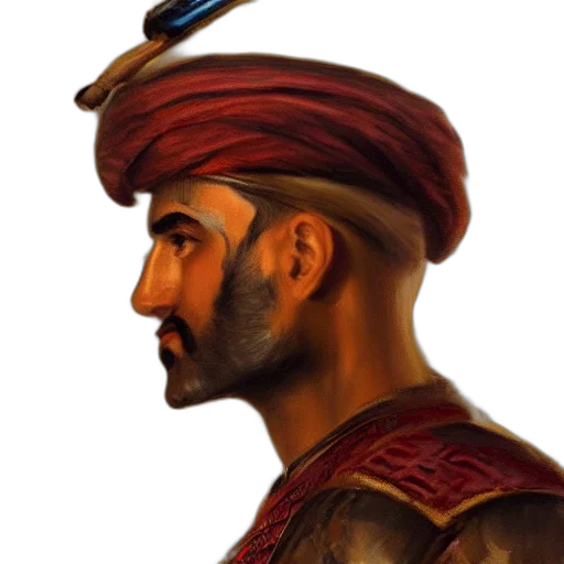 face, crown, staff, sword transparent PNG cut-out