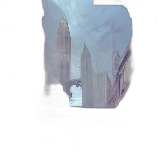 building, weapon, face, robot transparent PNG cut-out