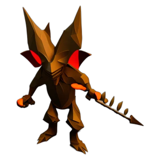 staff, dragon, creature, weapon transparent PNG cut-out