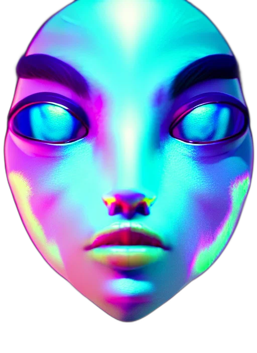 mask, face, jewelry, robot transparent PNG cut-out